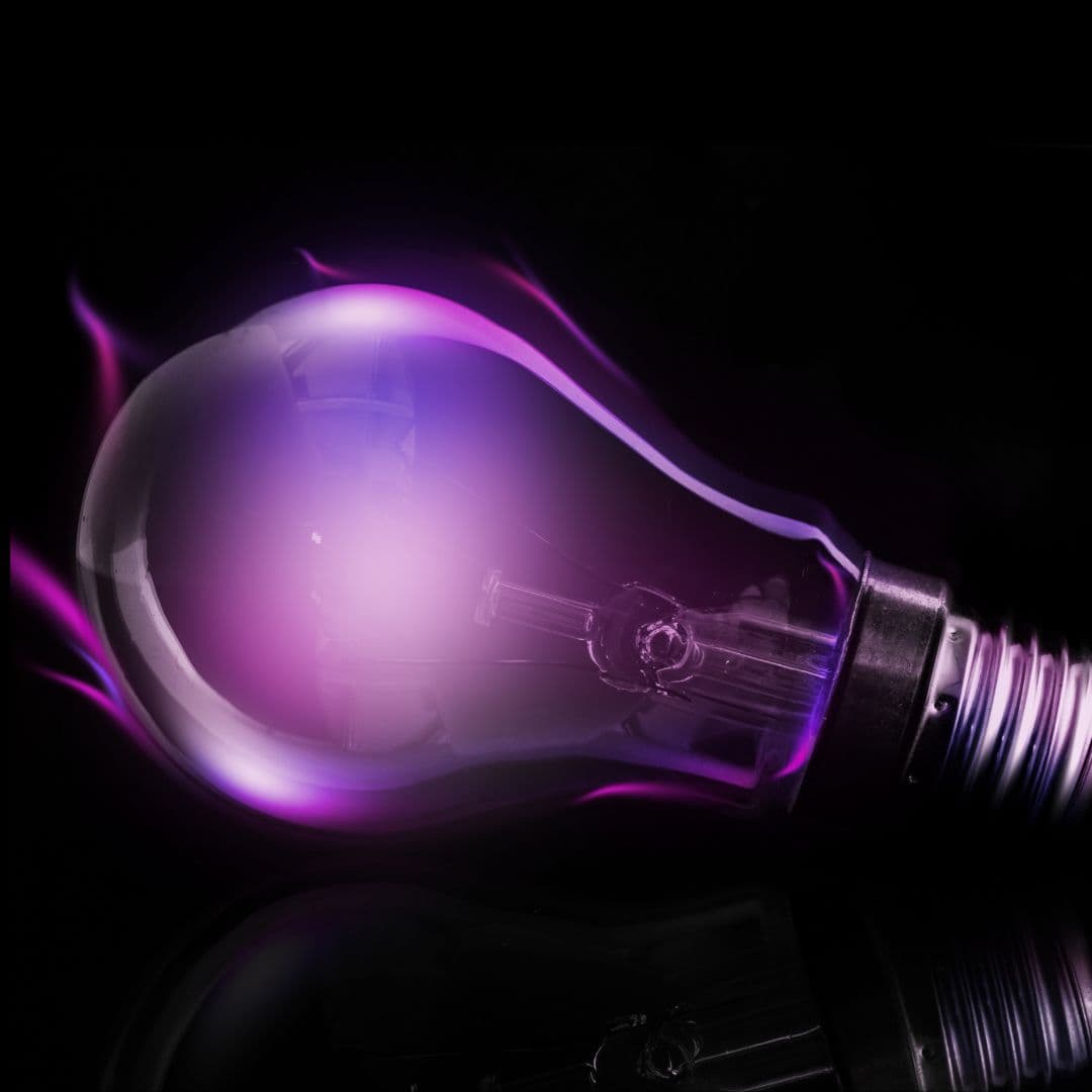 Lightbulb for ideas and innovation